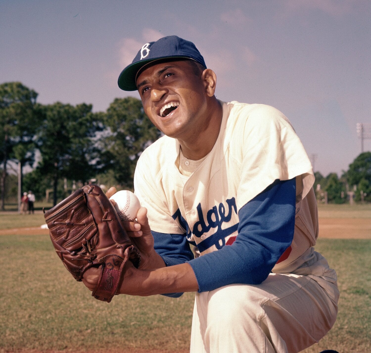 1956年にリーグトップの27勝をあげ、初代サイ・ヤング賞を受賞したドン・ニューカム　©︎Getty Images