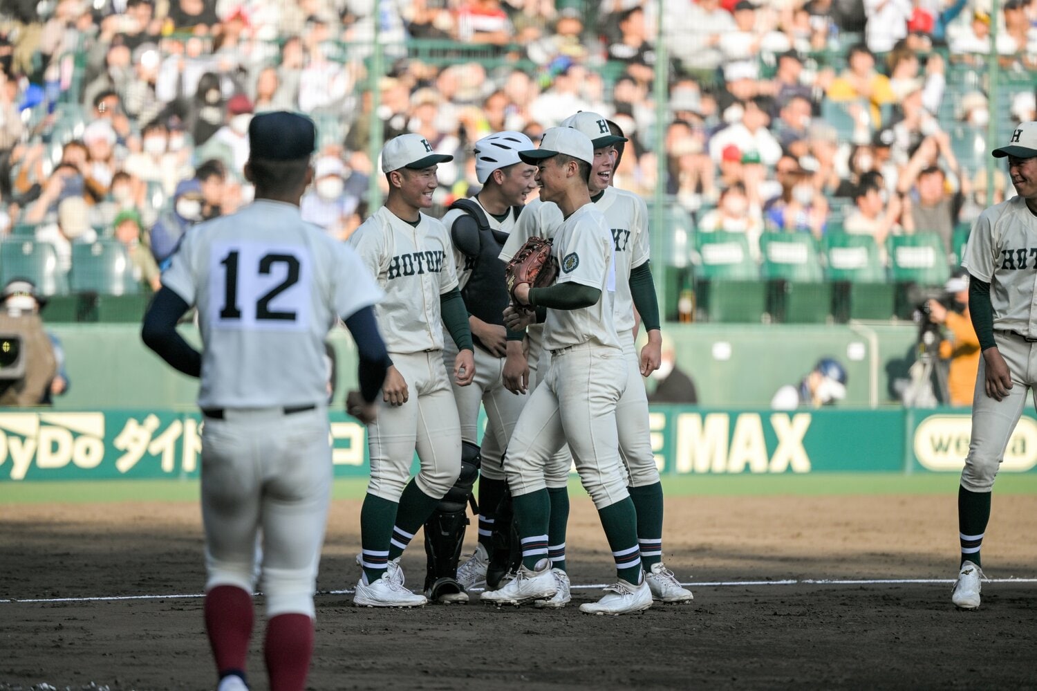 2023年センバツでも報徳学園は“大阪桐蔭撃破”を達成している　©Nanae Suzuki