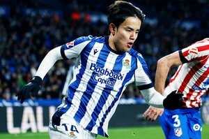 「クボと…退場の可能性が」久保が名将シメオネの“悪夢”に「もっとタケに」W杯イヤー初戦絶妙アシストの背景