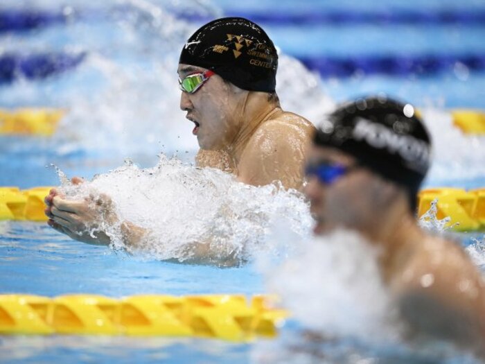 【競泳日本選手権開幕】北島康介の後継者は? 平泳ぎ200m世界2位・渡辺一平vs4位・佐藤翔馬のハイレベル代表選考レースを見逃すな<Number Web> photograph by KYODO