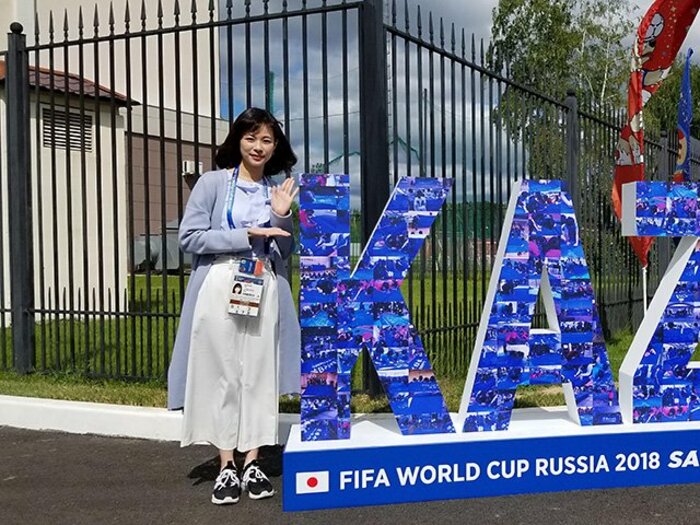 コロンビア戦の感動をどう伝えるか。フジアナウンサー、もう1つの戦い。＜Number Web＞ photograph by Yui Suzuki