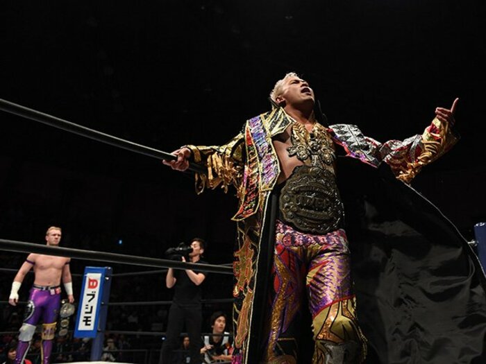 新日本プロレス47年目のタブー。王者オカダ・カズチカが描く新風景。＜Number Web＞ photograph by Essei Hara