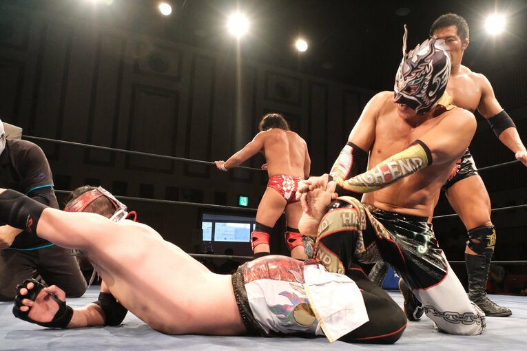 〈米軍基地で試合も〉沖縄唯一のプロレス団体『琉球ドラゴンプロレス』って何？ リングネームはグルクンマスク、首里ジョーなど(40)