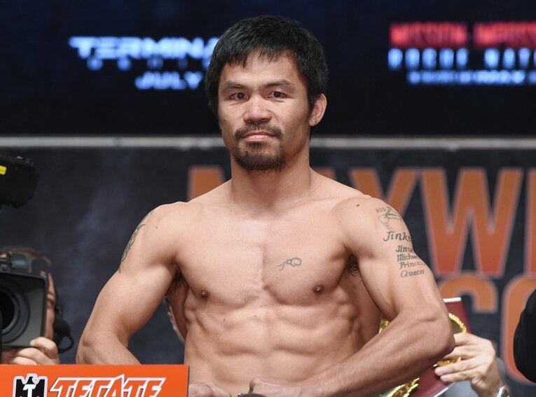 メイウェザー戦の計量の様子