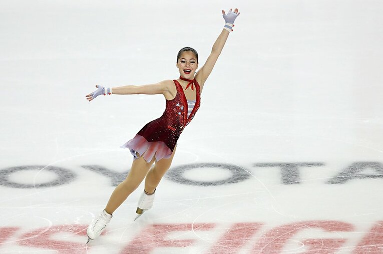 全米選手権で大人っぽい演技を披露したアリサ・リュウ ／ photograph by Getty Images