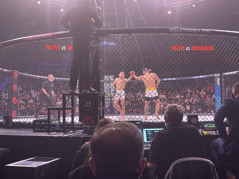 Bellator世界バンタム級タイトルマッチ、セルジオ・ペティス戦（現地写真）