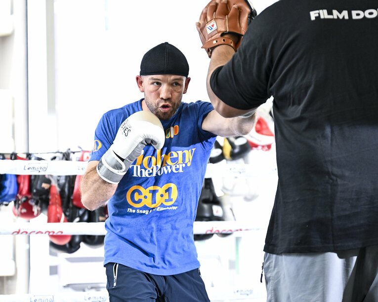 ジャフェスリー・ラミドを初回で沈めた左の強打を持つドヘニー　©Hiroaki Yamaguchi