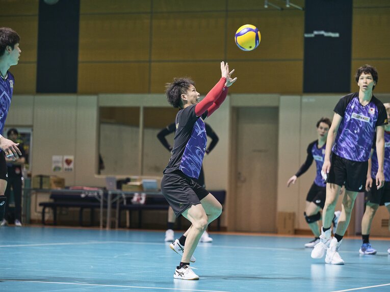 山本智大（日本代表合宿の練習風景）©︎Yuki Suenaga