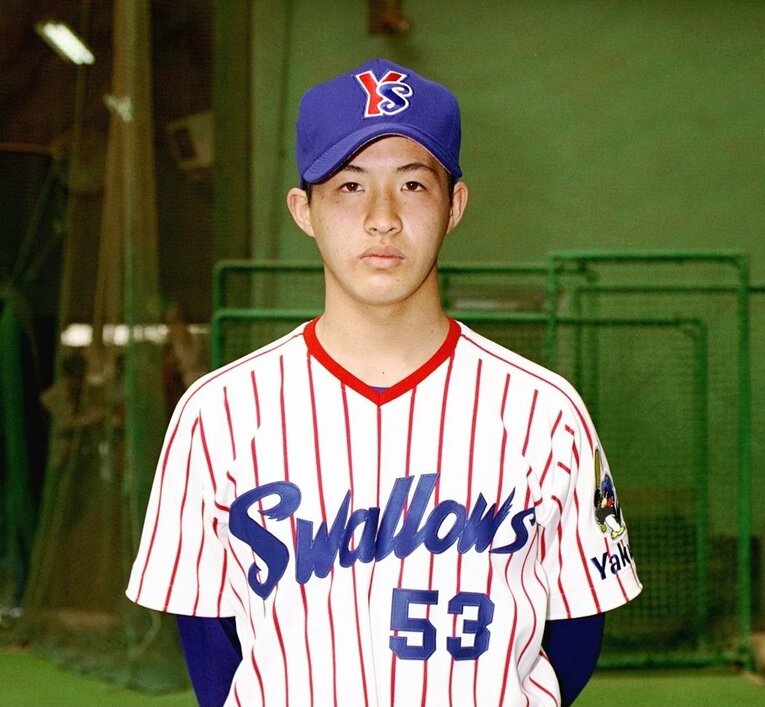 入団した98年1月に撮影 ／ photograph by KYODO