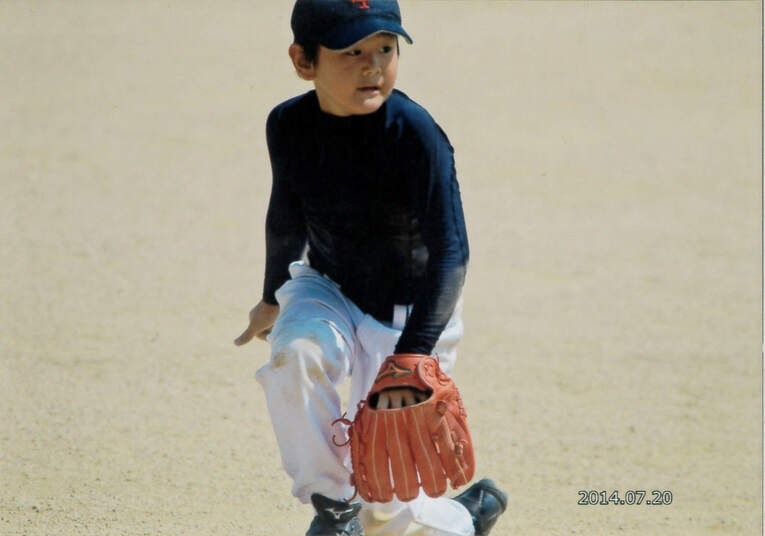 竹下選手の小学校時代　写真=母提供