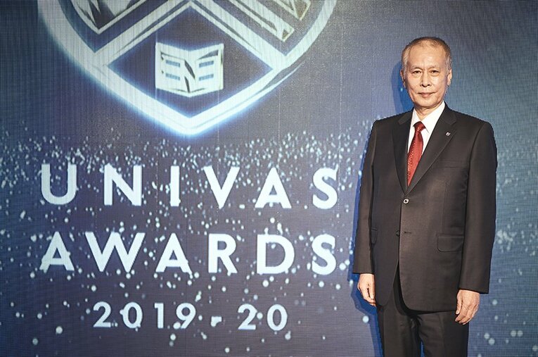 早稲田大学前総長の鎌田薫氏が、UNIVAS初代会長を務めている。 ／ photograph by Yuki Suenaga
