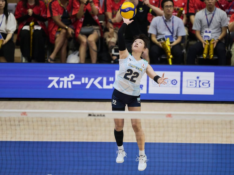 バレーボールネーションズリーグ 韓国戦　©︎Yuki Suenaga