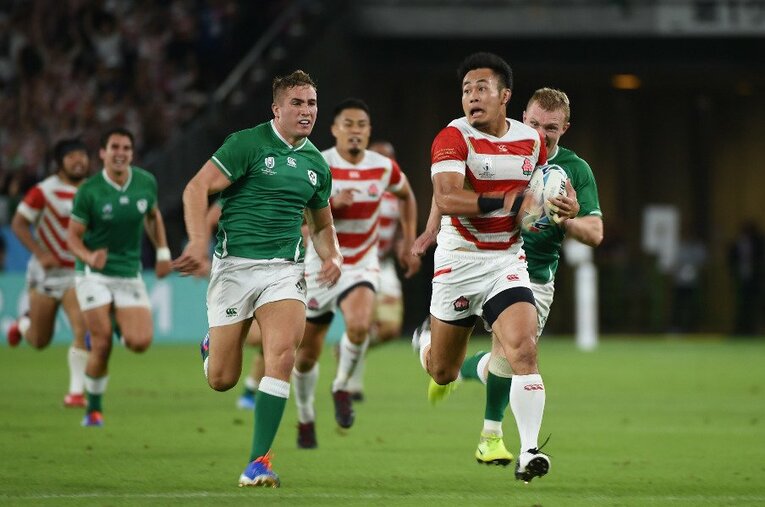 福岡堅樹／アイルランド戦 ／ photograph by Getty Images