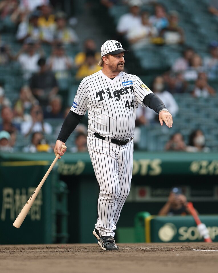 71歳になった現在のランディ・バース　©JIJI PRESS