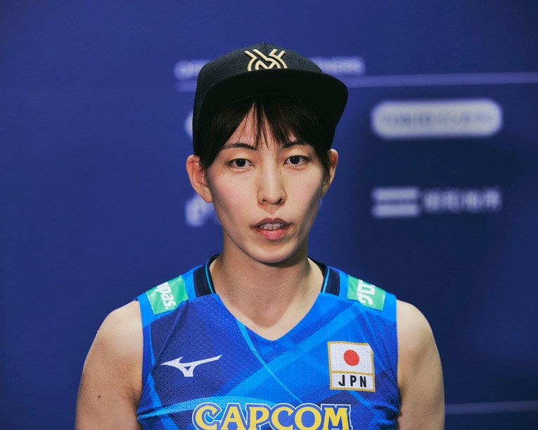 岩崎こよみ（VNLセルビア戦）©︎Yuki Suenaga