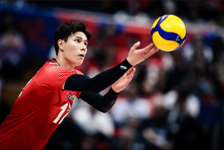 2023年ネーションズリーグ イラン戦　©︎FIVB