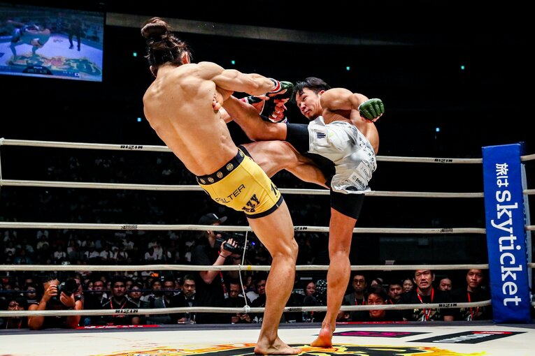 『RIZIN.17』朝倉未来vs.矢地祐介　©RIZIN FF Susumu Nagao