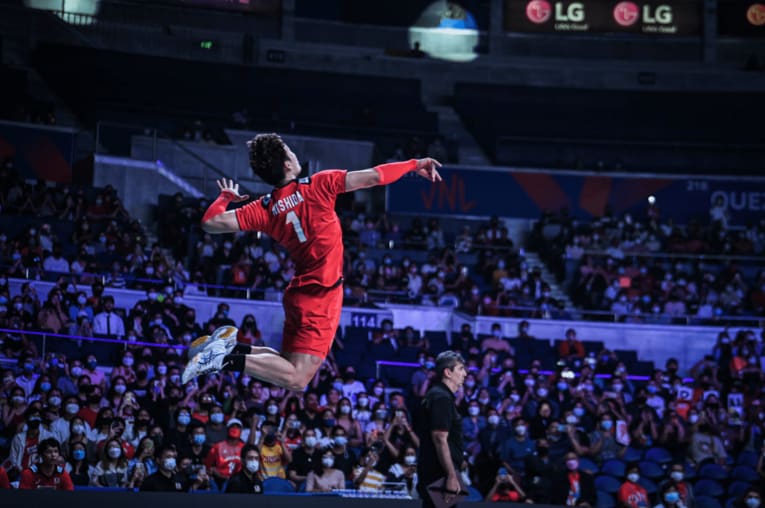 2022年ネーションズリーグ　©︎FIVB