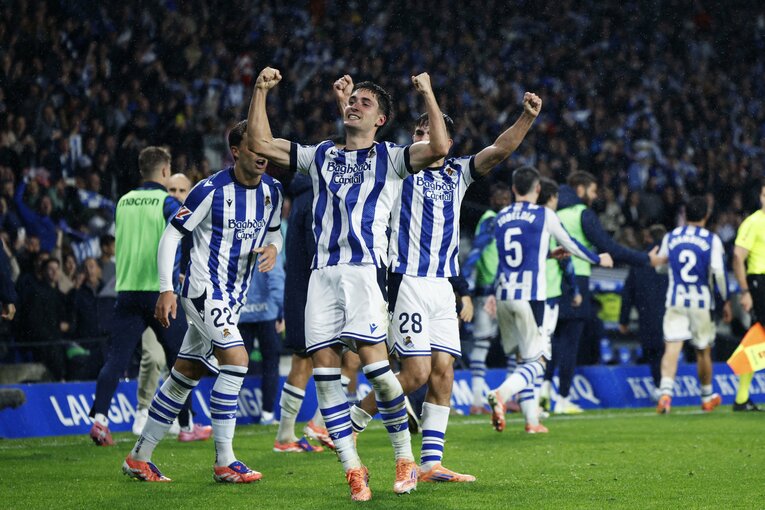 ゴロチャテギが終了間際に勝ち越しゴール　©Daisuke Nakashima