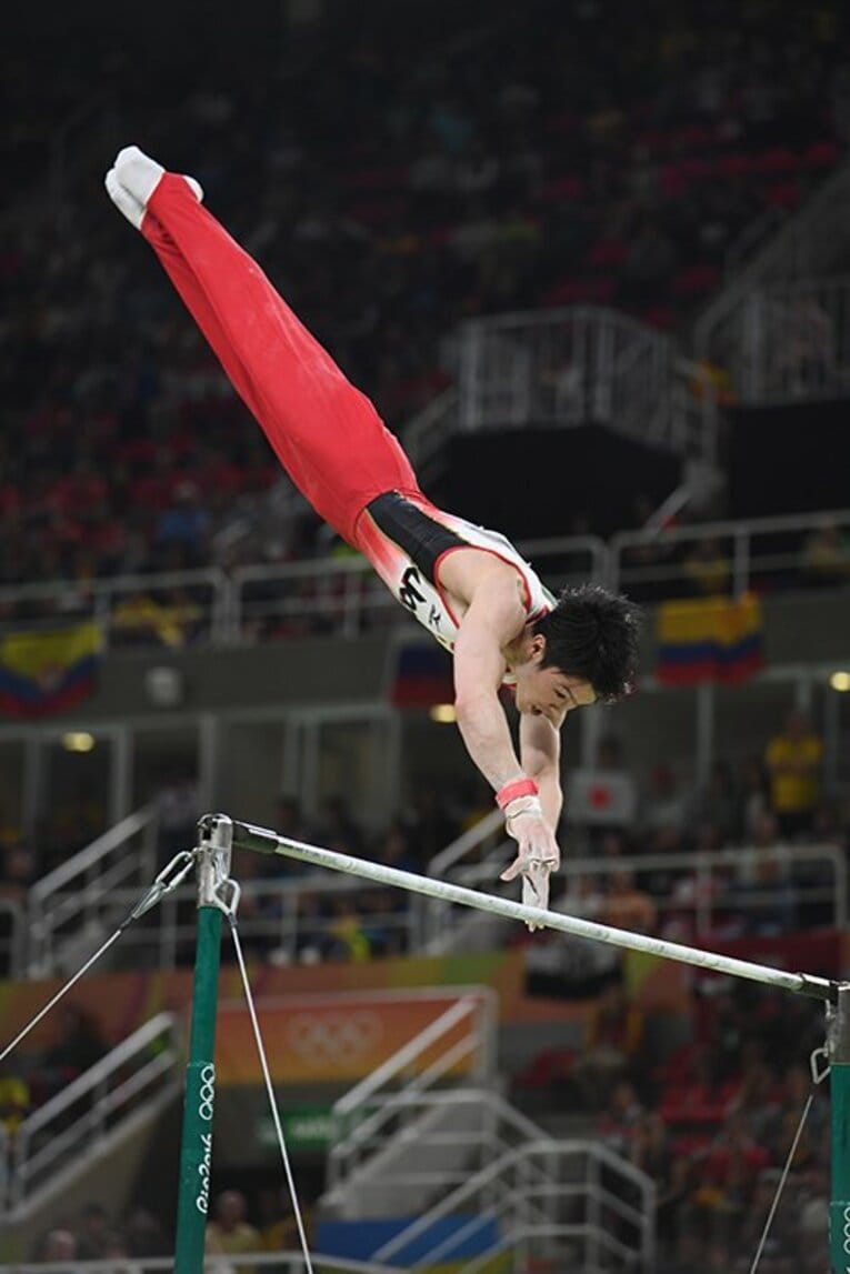 内村航平「やっぱ、むずいな」　離れ技でミスも“1分間の鉄棒決戦”で五輪へ新たな一歩(5) ／ photograph by Asami Enomoto／JMPA
