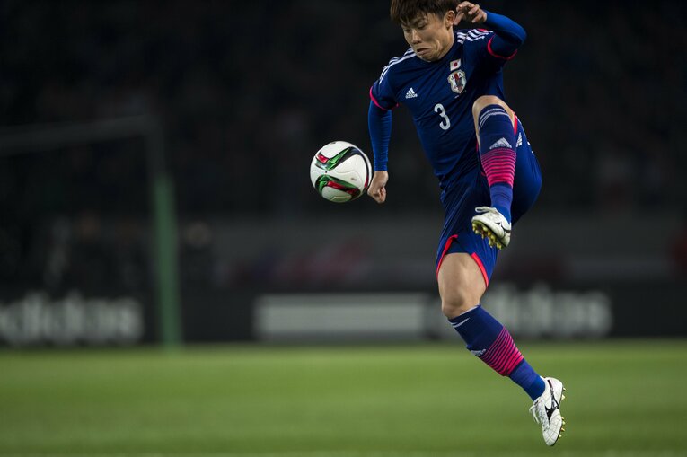 太田宏介（2015年、ウズベキスタン戦）©︎Takuya Sugiyama