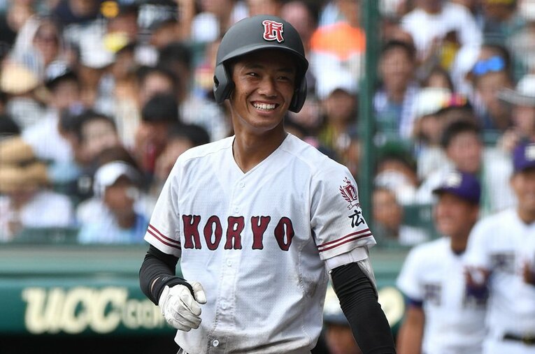 広陵が準優勝した2017年夏の甲子園。中村奨成（現カープ）は大会6本塁打＆17打点の新記録を打ち立てた　©Hideki Sugiyama