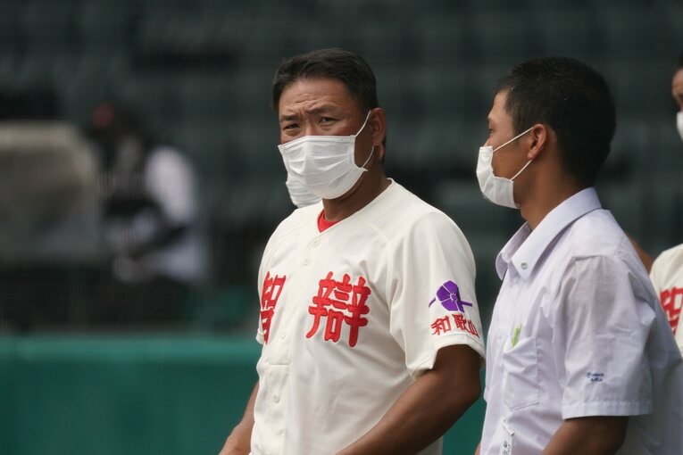 智弁和歌山・中谷監督　©Hideki Sugiyama