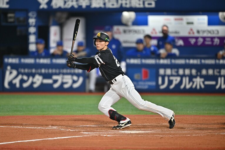 決勝二塁打を含む2打点を叩き出した庄子雄大　©️Hideki Sugiyama
