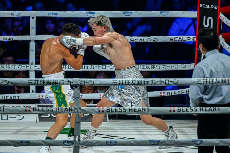 那須川天心vs.ジェーソン・モロニー。2月24日、有明アリーナ　©Takuya Sugiyama