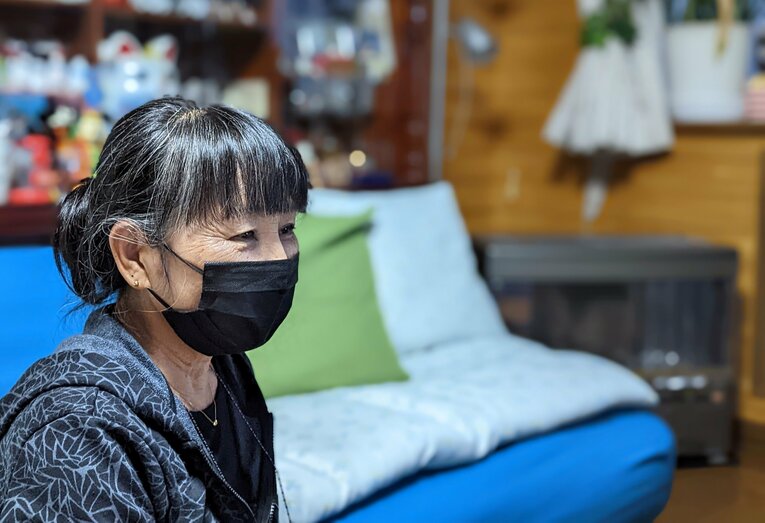 松坂屋に務めていた姉の佐登子さん　©Yu Saito