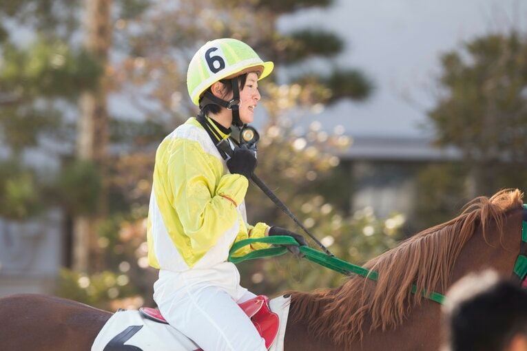 2016年3月、デビュー当時の藤田菜七子（18歳）©Shiro Miyake