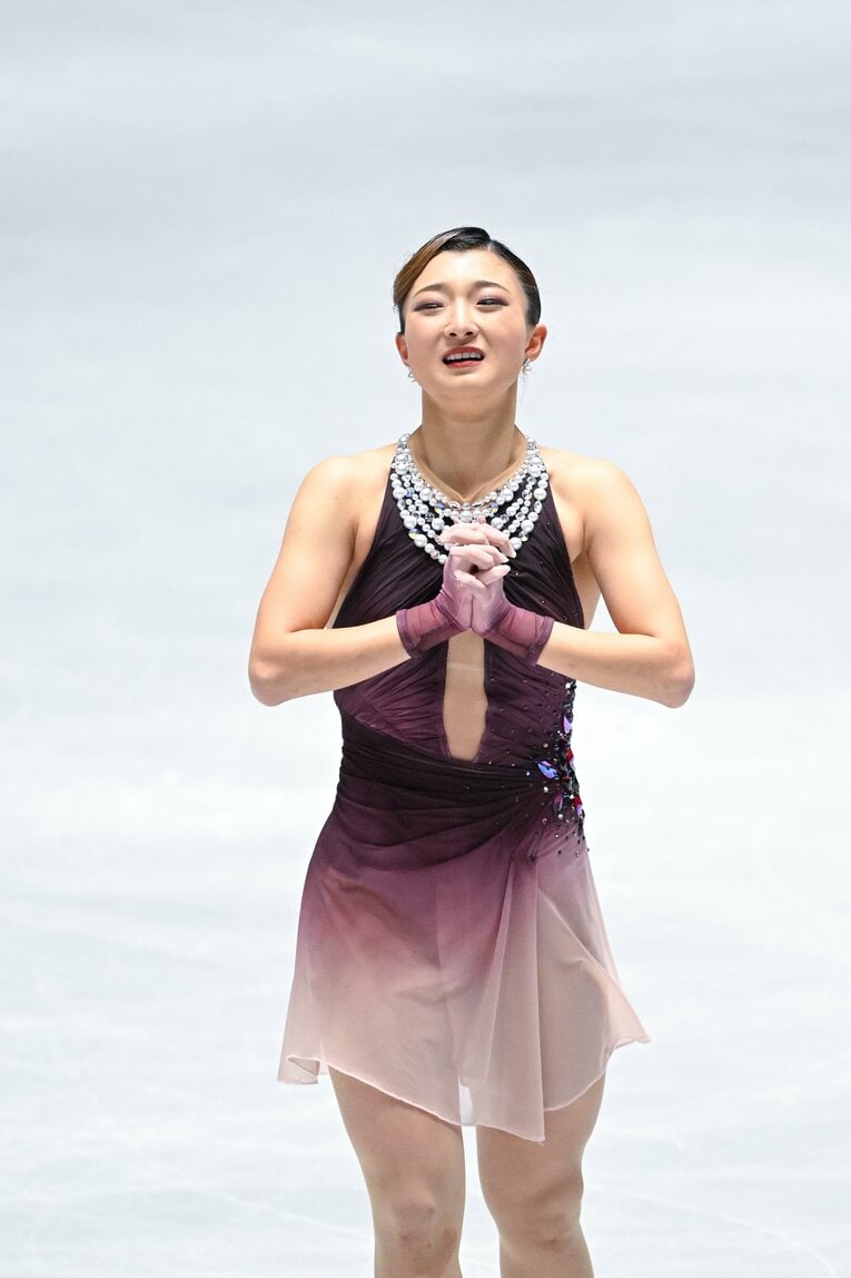 自身最後の全日本選手権で圧巻の演技を見せた坂本花織【スワイプするとそのほかの写真もご覧になれます】　©Asami Enomoto