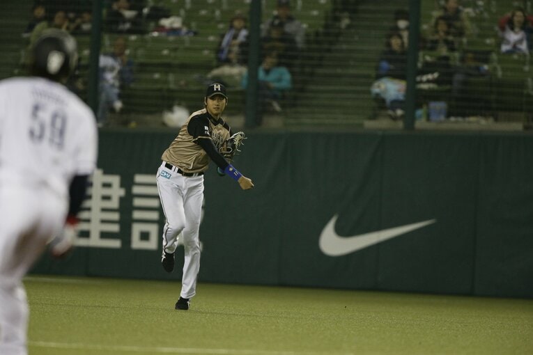 NPBデビュー（2013年3月29日、西武戦）©︎Shigeki Yamamoto