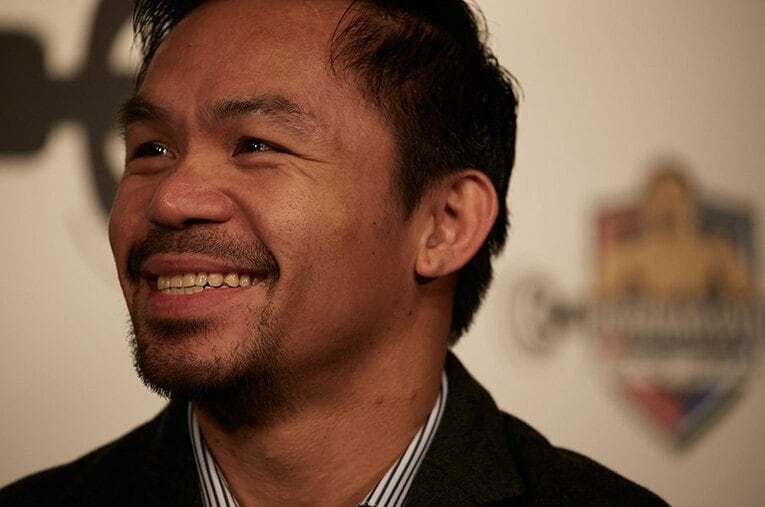 マニー・パッキャオ ／ photograph by Tadashi Shirasawa