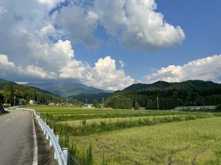 山口茜の故郷・勝山の風景（2021年）