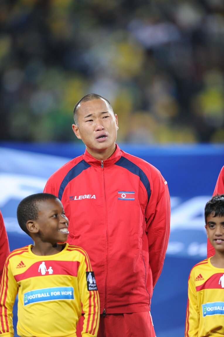 北朝鮮代表FW鄭大世（2010年南アフリカW杯）©︎JMPA