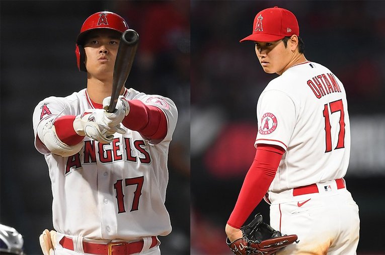 2021年のア・リーグMVPの大谷翔平。2カ月連続月間MVPにも輝いている ／ photograph by Getty Images