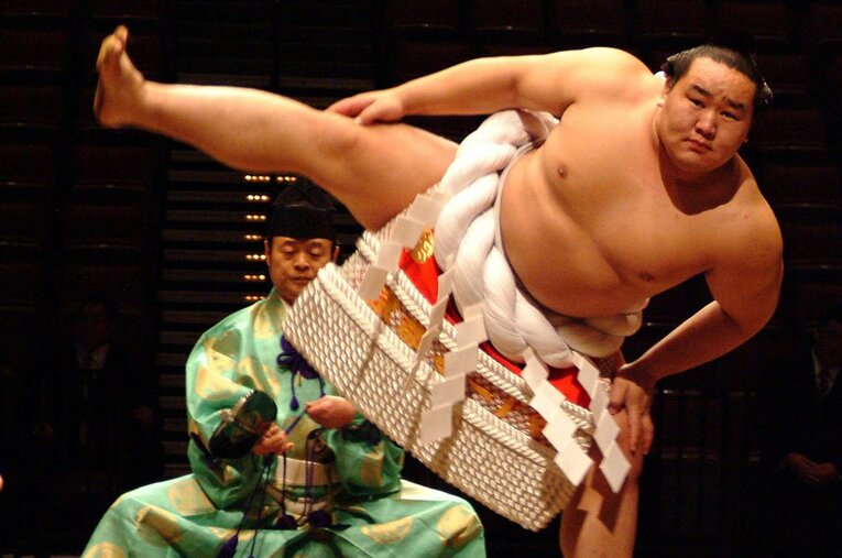 2010年に現役引退した、横綱朝青龍 ／ photograph by KYODO