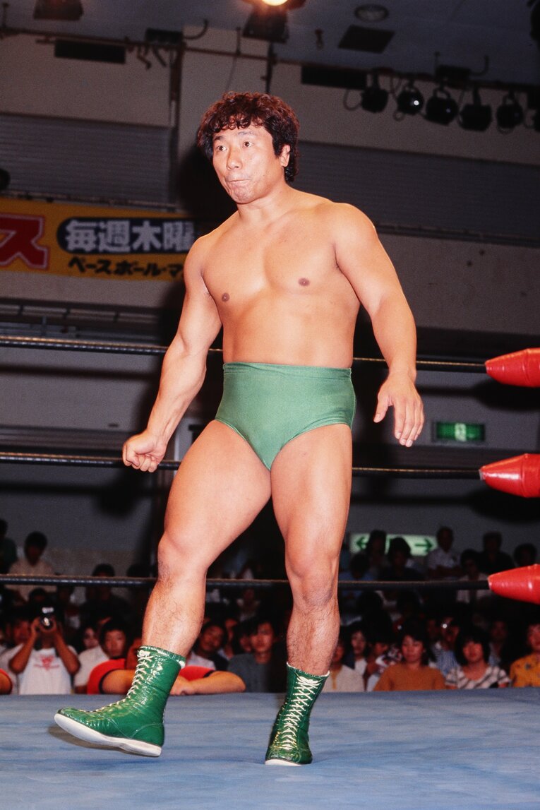 新日本プロレスなどで活躍したグラン浜田の現役時代　©AFLO