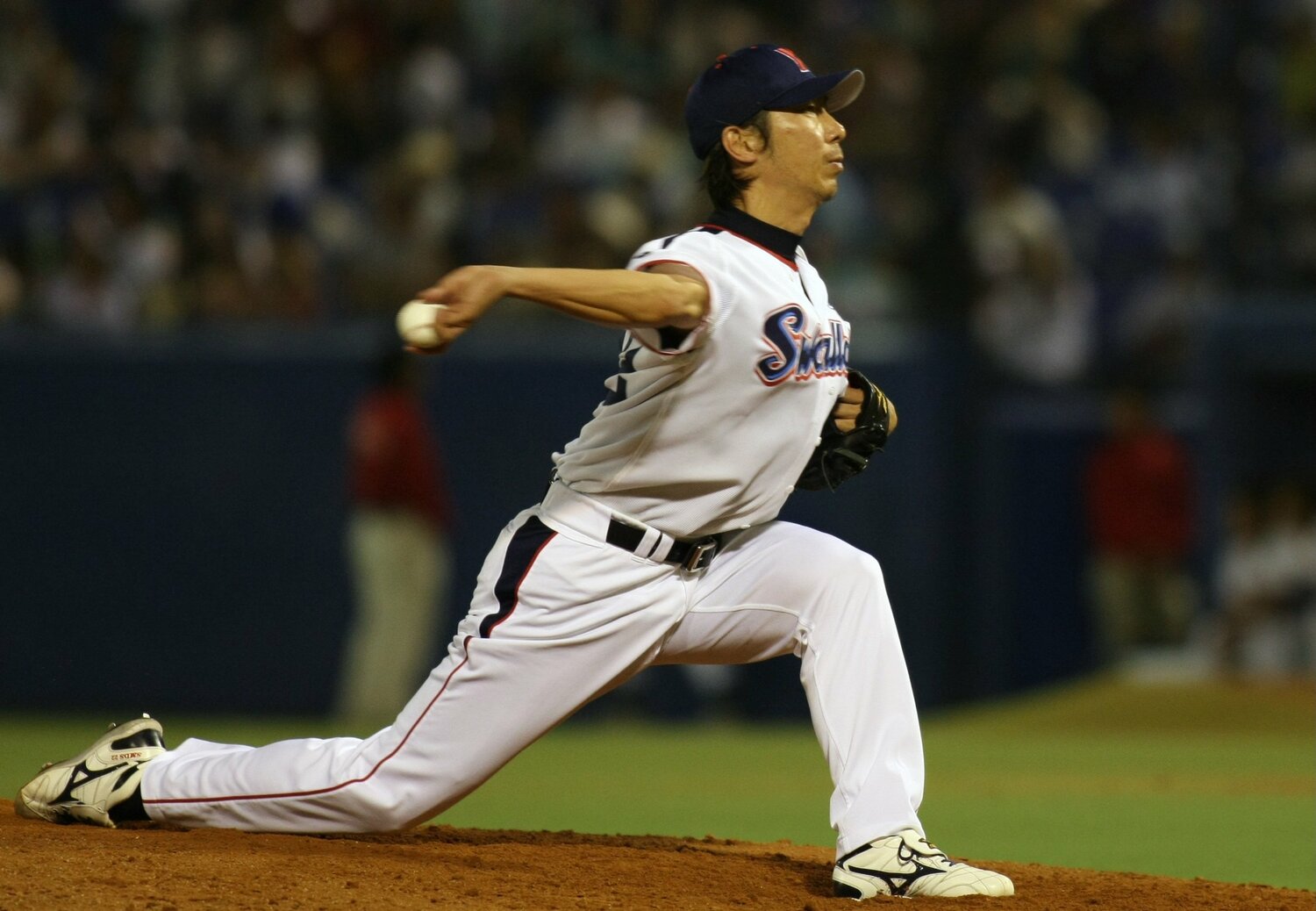 2007年の高津　©JIJI PRESS