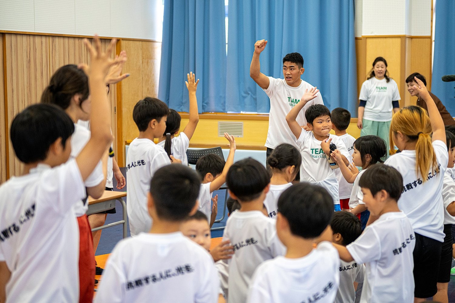 身体づくりの考え方について自身の経験を交えて語った