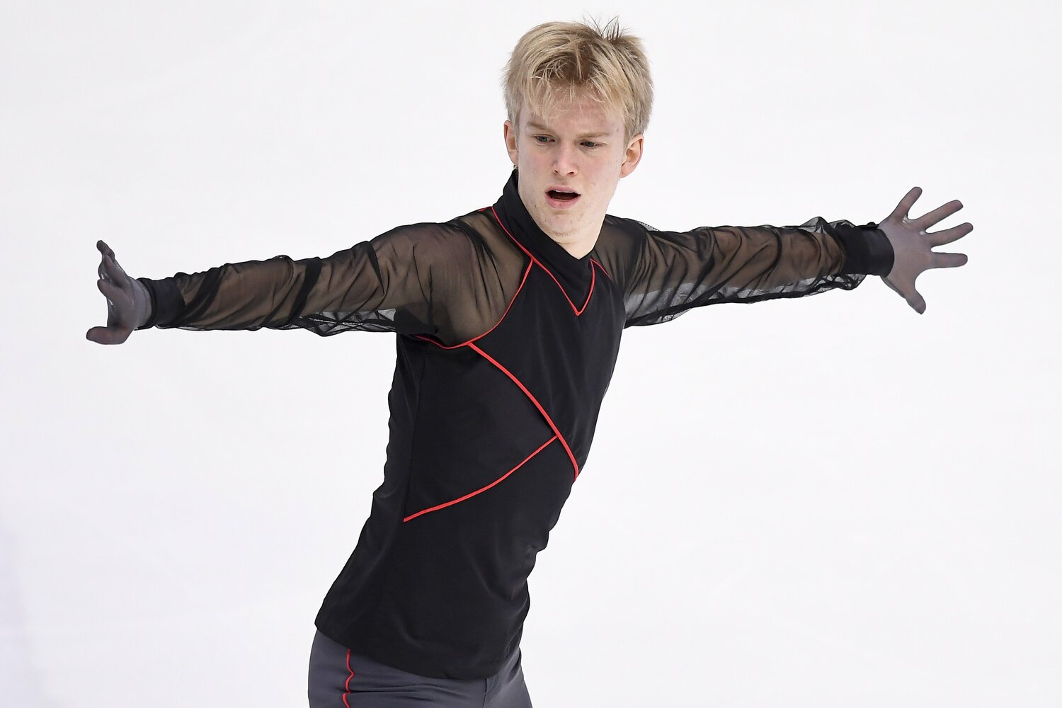 今年からトゥトベリーゼの指導を受け、欧州選手権に出場したイタリアのグラスル ©Getty Images