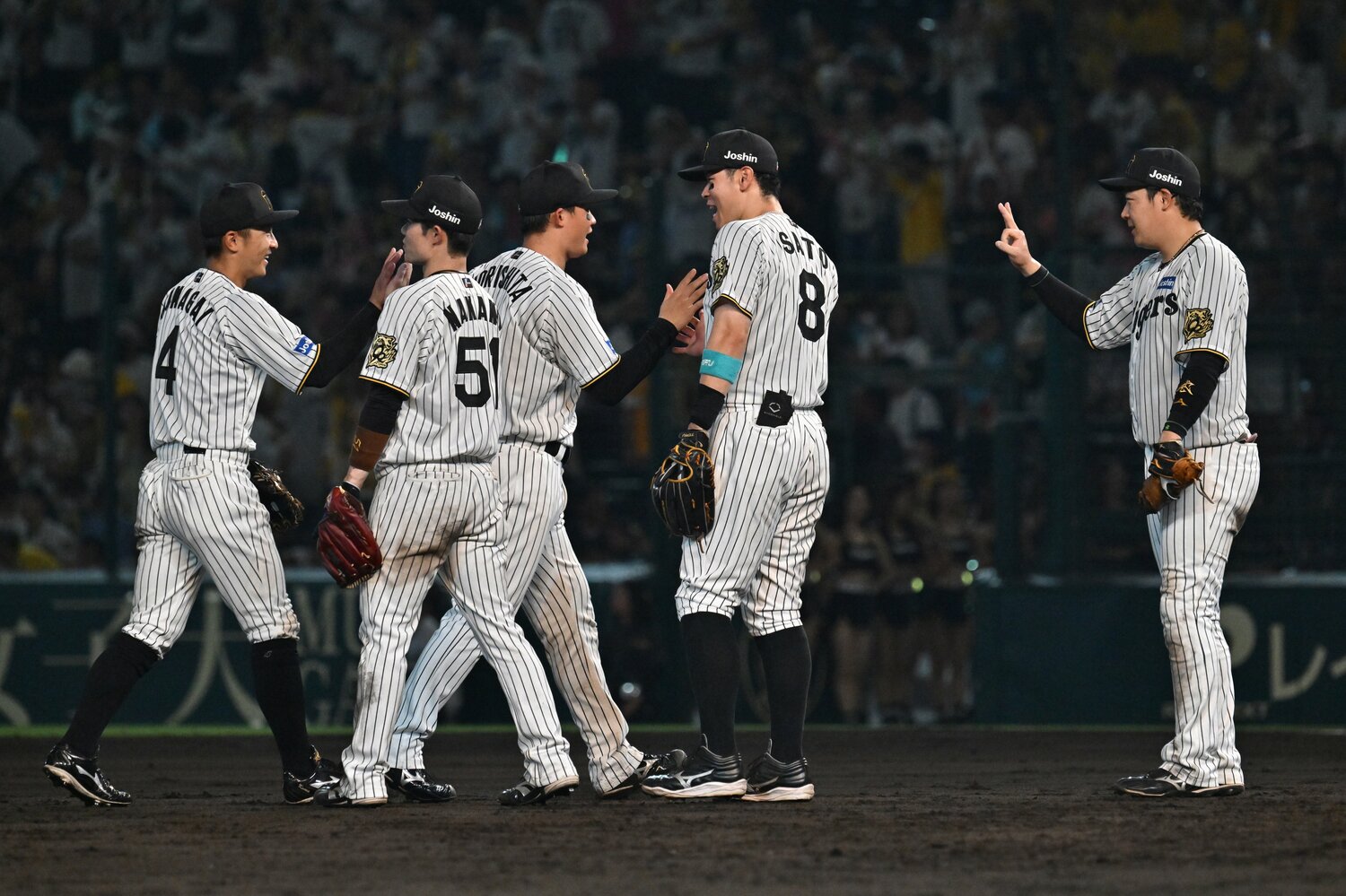 セ制覇が決定的になっている阪神。2位以下の勝敗が異例の事態となっている　©Hideki Sugiyama