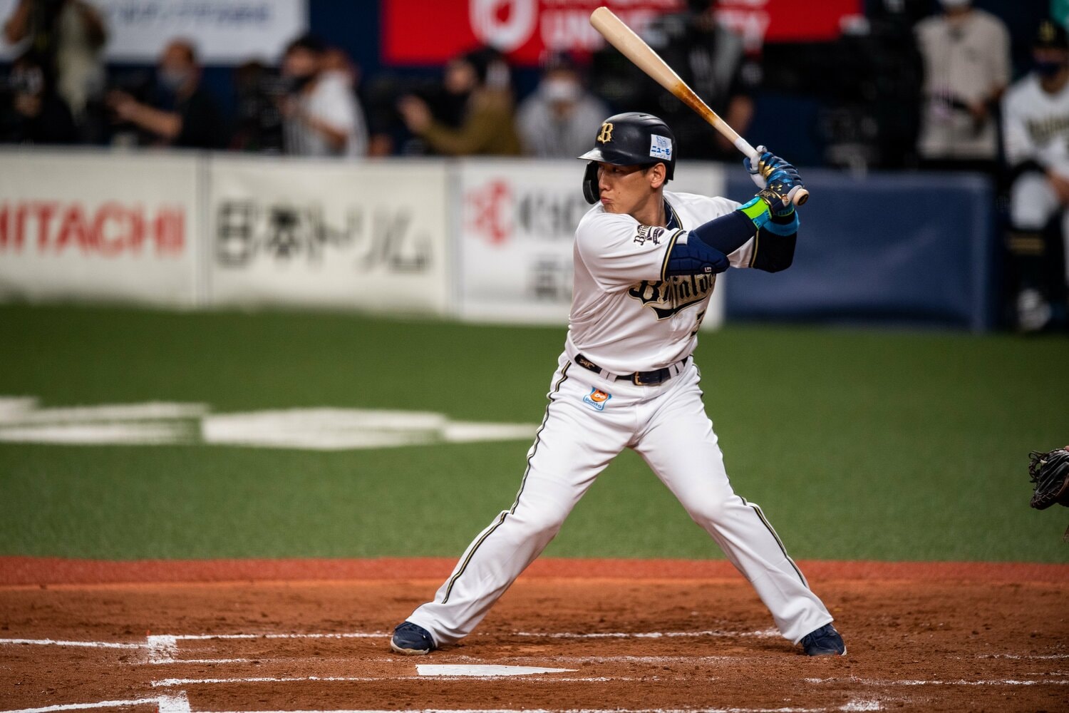 抜群の選球眼を持つ吉田正尚　©Nanae Suzuki