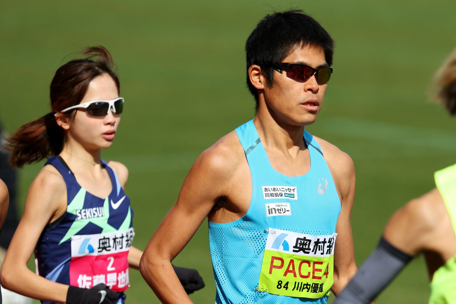 数々の大会でキャリアを積んできた川内優輝もペースメーカーとして出走 ©️AFLO