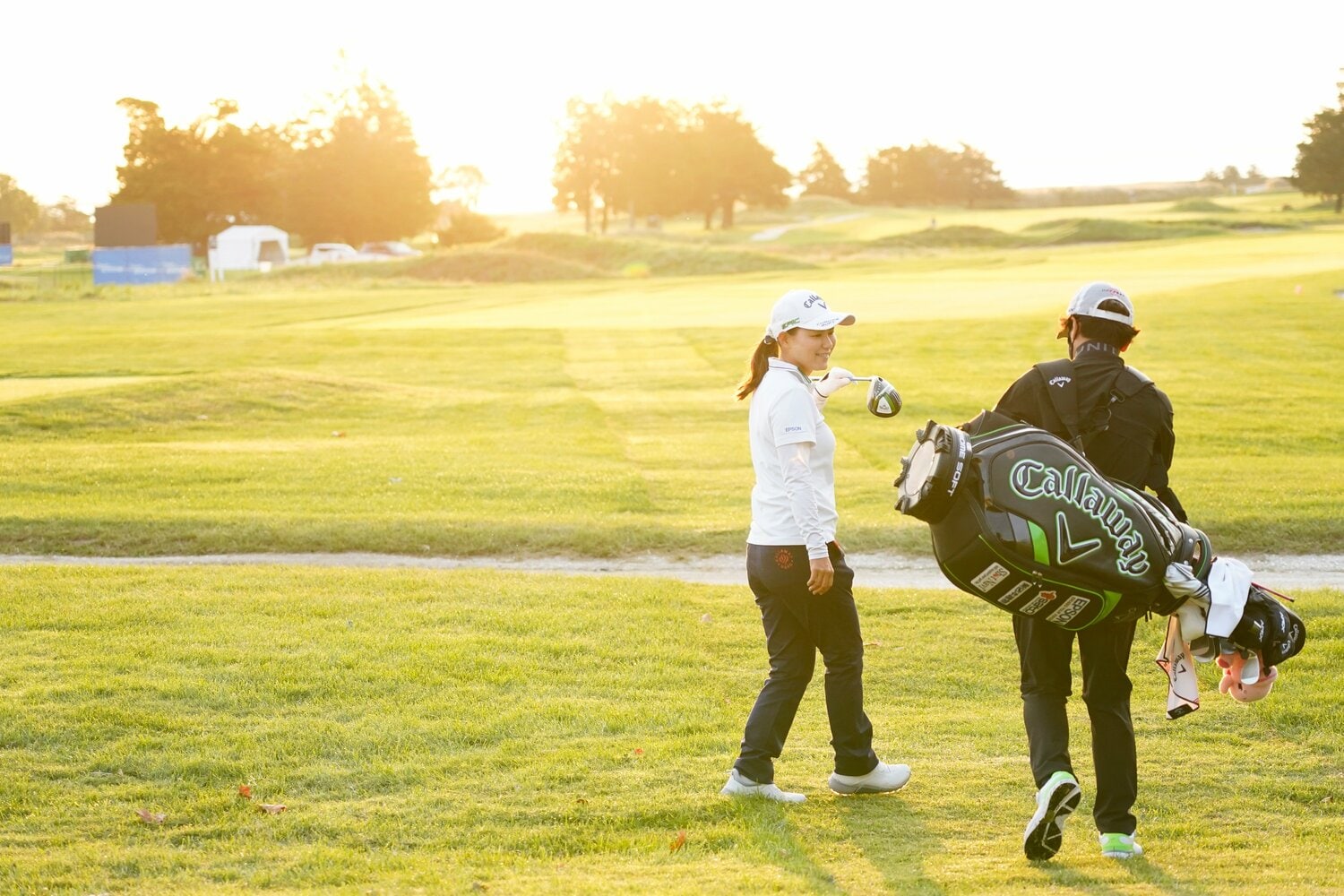 ショップライトLPGAクラシックにて(2021年10月) ©Shizuka Minami