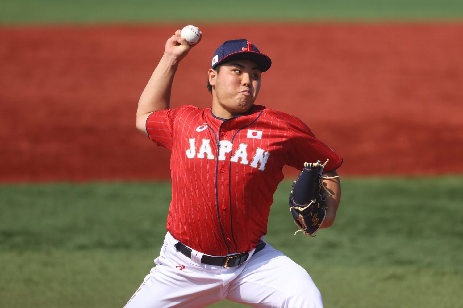 一昨年の東京五輪では侍ジャパンのメンバーとして金メダル獲得に貢献した　©︎AFLO