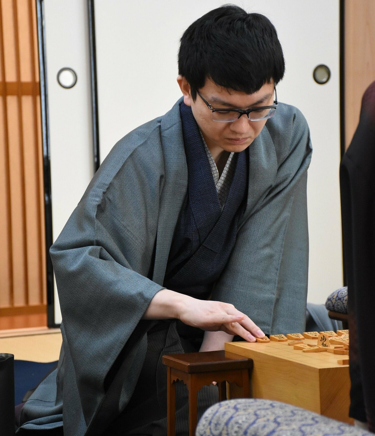 第4局の永瀬　©日本将棋連盟