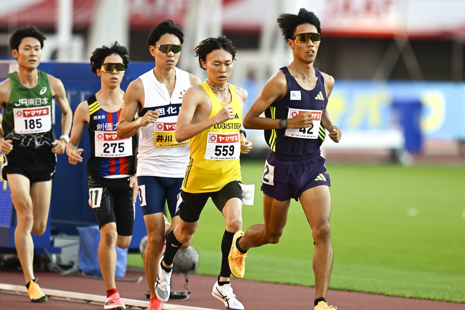 日本選手権5000mでは13:40.20 photograph by Asami Enomoto