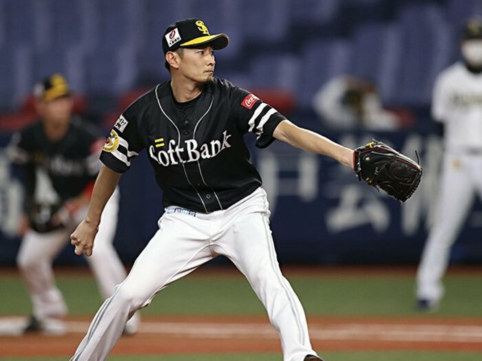 ホークスの先発、空席はあと3つ。12年目・二保旭を推したい理由。＜Number Web＞ photograph by Kyodo News